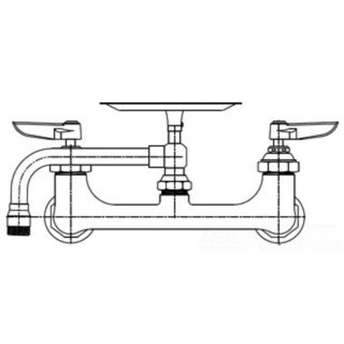 Click here to see T&S Brass B-2484 T&S BRASS B-2484 LAVATORY FAUCET, 8