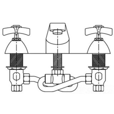 Click here to see T&S Brass B-2487 T&S BRASS B-2487 LAVATORY FAUCET, 8