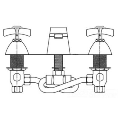 Click here to see T&S Brass B-2488 T&S BRASS B-2488 LAVATORY FAUCET, 8