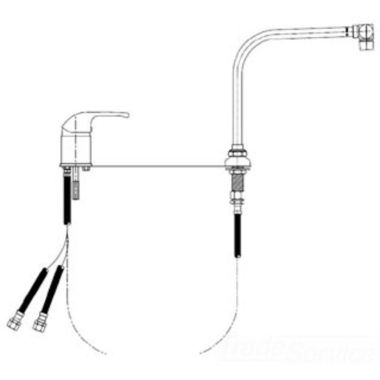 Click here to see T&S Brass B-2746 T&S BRASS B-2746 SIDE MOUNT MIXING FAUCET,TT-1 SWING NOZZLE,11