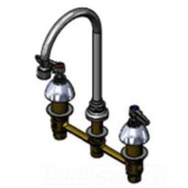 Click here to see T&S Brass B-2851-133X-VR T&S Brass B-2851-133X-VR Concealed Widespread Lavatory Faucet