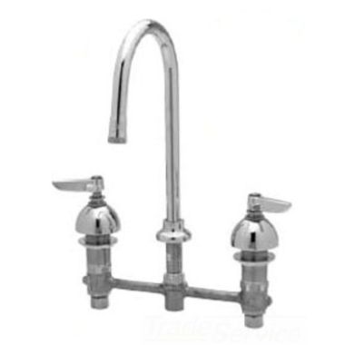 Click here to see T&S Brass B-2850-L T&S Brass B-2850-L Concealed Widespread Lavatory Faucet