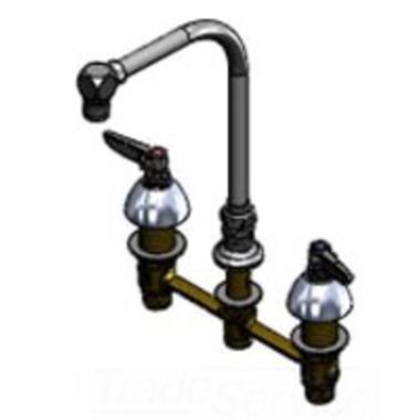 Click here to see T&S Brass B-2853-RSW T&S Brass B-2853-RSW Concealed Widespread Lavatory Faucet