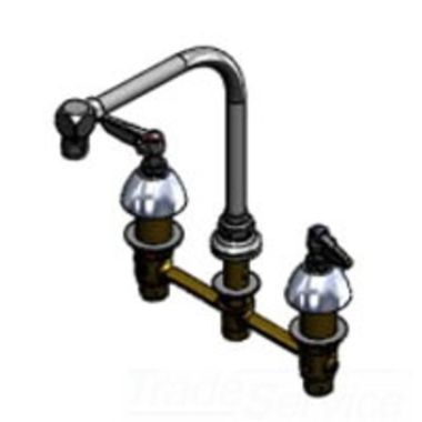 Click here to see T&S Brass B-2858 T&S Brass B-2858 Concealed Widespread Lavatory Faucet