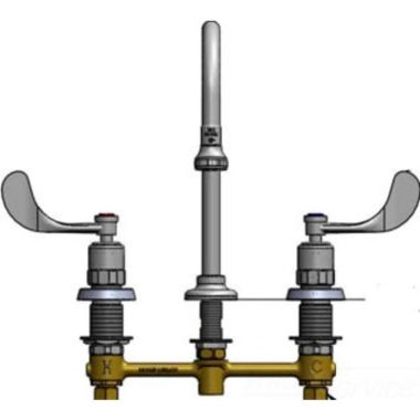 Click here to see T&S Brass B-2865-04-WA T&S Brass B-2865-04-WA Medical Faucet, Deck Mount, 8
