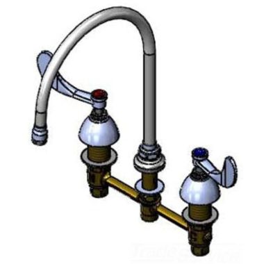Click here to see T&S Brass B-2866-01 T&S Brass B-2866-01 Concealed Widespread Lavatory Faucet