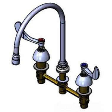 Click here to see T&S Brass B-2866-04VRS T&S Brass B-2866-04VRS Concealed Widespread Lavatory Faucet