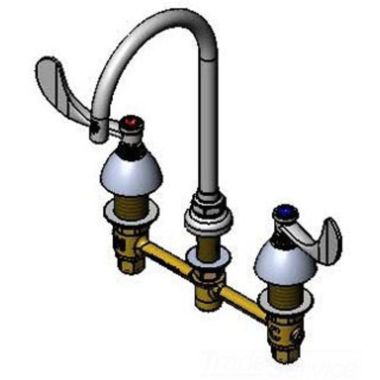 Click here to see T&S Brass B-2866-05FC-CR T&S Brass B-2866-05FC-CR Concealed Widespread Lavatory Faucet