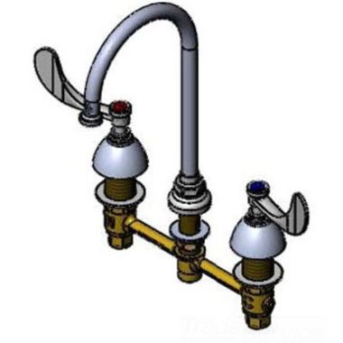 Click here to see T&S Brass B-2866-05-LF08 T&S Brass B-2866-05-LF08 Concealed Widespread Lavatory Faucet