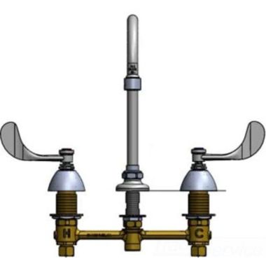 Click here to see T&S Brass B-2866-05-VF05 T&S Brass B-2866-05-VF05 Concealed Widespread Lavatory Faucet