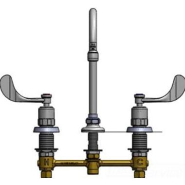 Click here to see T&S Brass B-2866-05-WA T&S Brass B-2866-05-WA Concealed Widespread Lavatory Faucet