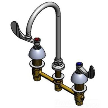 Click here to see T&S Brass B-2866-LF12-CR4 T&S Brass B-2866-LF12-CR4 Concealed Widespread Lavatory Faucet