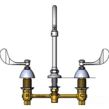 Click here to see T&S Brass B-2866-QT-21VR T&S Brass B-2866-QT-21VR Concealed Widespread Lavatory Faucet