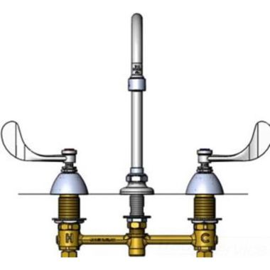 Click here to see T&S Brass B-2866-QT-VF05 T&S Brass B-2866-QT-VF05 Concealed Widespread Lavatory Faucet