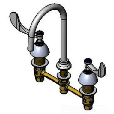 Click here to see T&S Brass B-2867-04FC T&S Brass B-2867-04FC Concealed Widespread Lavatory Faucet