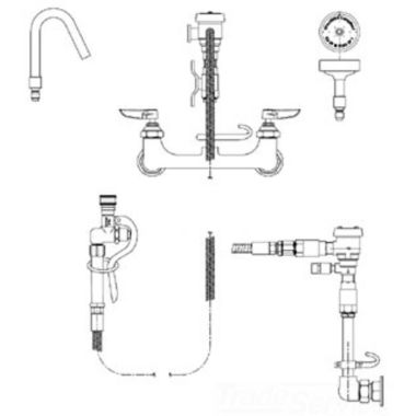 Click here to see T&S Brass B-2892-QDSV T&S Brass B-2892-QDSV Kettle and Pot Filler