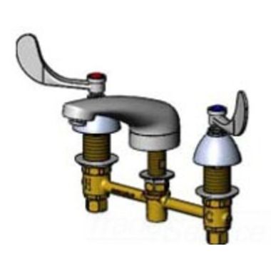 Click here to see T&S Brass B-2990-WH4-QT T&S Brass B-2990-WH4-QT Concealed Widespread Lavatory Faucet