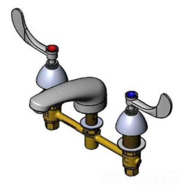 Click here to see T&S Brass B-2990-WH4-WS T&S Brass B-2990-WH4-WS Concealed Widespread Lavatory Faucet