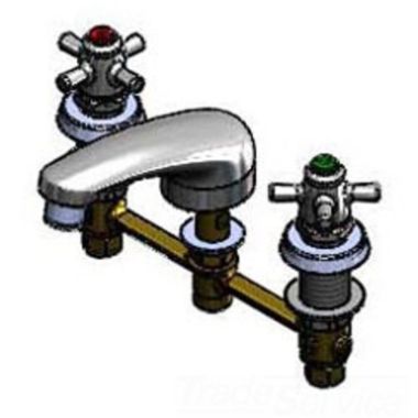 Click here to see T&S Brass B-2991-FSC T&S Brass B-2991-FSC Concealed Widespread Lavatory Faucet