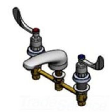 Click here to see T&S Brass B-2991-WA T&S Brass B-2991-WA Concealed Widespread Lavatory Faucet