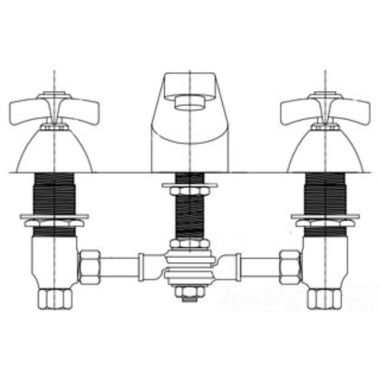 Click here to see T&S Brass B-2992-175F T&S Brass B-2992-175F Concealed Widespread Lavatory Faucet