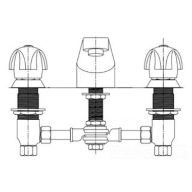 Click here to see T&S Brass B-2992-180F T&S Brass B-2992-180F Concealed Widespread Lavatory Faucet