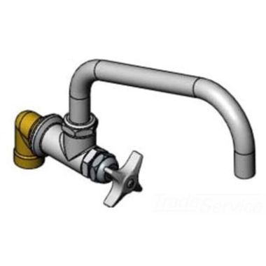 Click here to see T&S Brass BF-0299-10 T&S BRASS BF-0299-10 SINGLE WALL MOUNT BIG-FLO FAUCET, 10