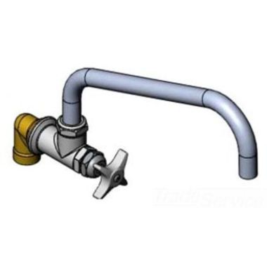 Click here to see T&S Brass BF-0299-12 T&S BRASS BF-0299-12 SINGLE WALL MOUNT BIG-FLO FAUCET, 12