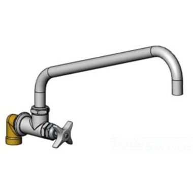 Click here to see T&S Brass BF-0299-16 T&S BRASS BF-0299-16 SINGLE WALL MOUNT BIG-FLO FAUCET, 16