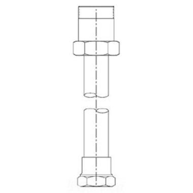 Click here to see T&S Brass BF-0400 T&S Brass BF-0400 Big-Flo Straight Swivel Extension, 7 3/8