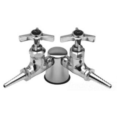 Click here to see T&S Brass BL-4300-02 T&S BRASS BL-4300-02 TURRET W/ (2) GAS VALVES @ 180DEG & 3/8