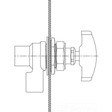 Click here to see T&S Brass BL-4705-03 T&S BRASS BL-4705-03 LAB FUME HOOD VALVE, STEAM INDEX, HEAT RESISTANT HANDLE, 3/8