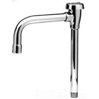 Click here to see T&S Brass BL-5560-02 T&S BRASS BL-5560-02 GOOSENECK WITH VACUUM BREAKER, SERRATED TIP, SWIVEL BODY WITH 3/8