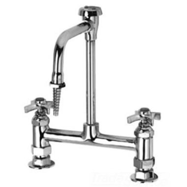 Click here to see T&S Brass BL-5715-09 T&S BRASS BL-5715-09 LAB MIXING FAUCET, DECK MOUNT, SWIVEL VACUUM BREAKER NOZZLE,