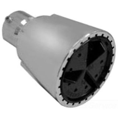 Click here to see Commodity  Jones Stephens 2in Vandal-Proof Shower Head, Plastic, 2.5 GPM, Chrome-Plated - S01015