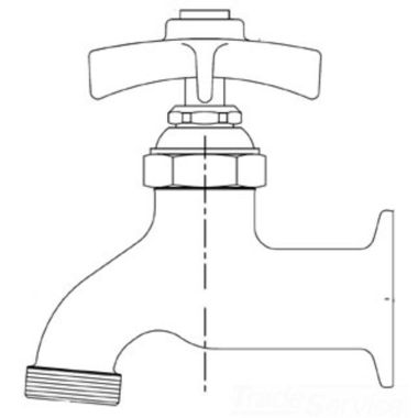 Click here to see T&S Brass BL-5800-03 T&S Brass BL-5800-03 Laboratory Faucet with Garden Hose Outlet