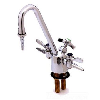 Click here to see T&S Brass BL-6000-03 T&S BRASS BL-6000-03 LAB FIXTURE, GAS & WATER, 2 GAS COCKS, 8