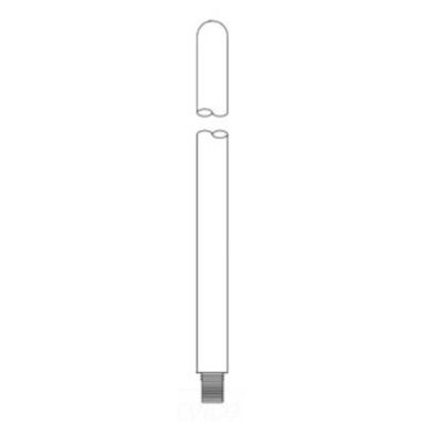 Click here to see T&S Brass BL-9000-03 T&S BRASS BL-9000-03 ALUMINUM ROD, TAPERED UPRIGHT, 1/2