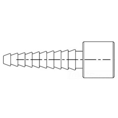 Click here to see T&S Brass BL-9540-10 T&S BRASS BL-9540-10 SERRATED TIP, GRAY PVC, 3/8