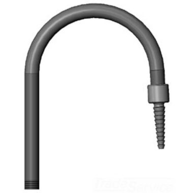 Click here to see T&S Brass BL-9541-02 T&S BRASS BL-9541-02 RIGID PVC GOOSENECK W/ SERRATED TIP