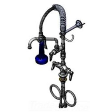 Click here to see T&S Brass MPQ-2DLV-08-CR T&S Brass MPQ-2DLV-08-CR Mini-PRU: Single Hole Deck Mount w/ B-0108-C, 8