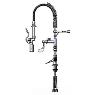 Click here to see T&S Brass MPY-2DWV-08-CR T&S BRASS MPY-2DWV-08-CR MINI-PRU: DUAL PANTRY W/ B-0107-C, 8