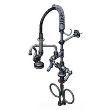 Click here to see T&S Brass MPZ-2DCN-08-CR T&S Brass MPZ-2DCN-08-CR Mini-PRU: B-0113 Style Base Faucet w/ B-0107, 8