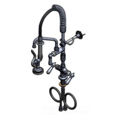 Click here to see T&S Brass MPZ-2DCV-06-CR T&S Brass MPZ-2DCV-06-CR Mini-Pre-Rinse unit: B-0113 w/ B-0107, 6