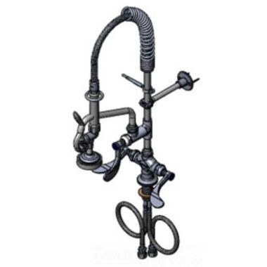 Click here to see T&S Brass MPZ-2DWN-08 T&S Brass MPZ-2DWN-08 Mini-Pre-Rinse unit w/ B-0107, 8