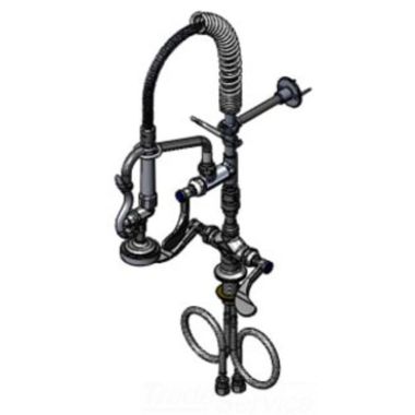 Click here to see T&S Brass MPZ-2DWV-08 T&S Brass MPZ-2DWV-08 Mini-Pre-Rinse unit w/ B-0107, 8