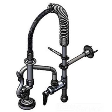 Click here to see T&S Brass MPZ-KIT-LN06 T&S Brass MPZ-KIT-LN06 Mini PRU: Retro-Fit Kit w/B-0107, Add-On Faucet, 6