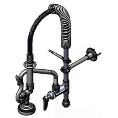 Click here to see T&S Brass MPZ-KIT-LN06-CR T&S Brass MPZ-KIT-LN06-CR Mini PRU: Retro-Fit Kit w/B-0107, Add-On Faucet, 6