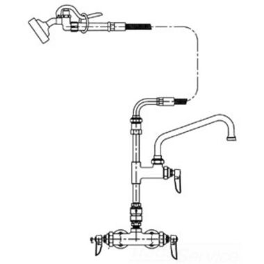 Click here to see T&S Brass P3-3WESV08MZZUY T&S BRASS P3-3WESV08MZZUY 3-3/8