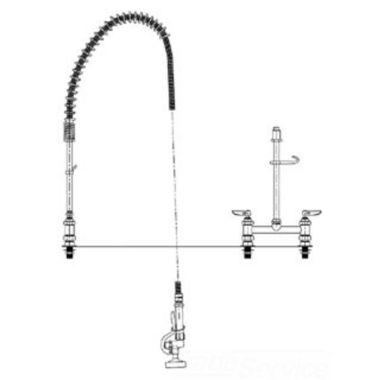 Click here to see T&S Brass PB-8DOSN00PZLXB T&S BRASS PB-8DOSN00PZLXB PET GROOM:BLUE EB-107,8